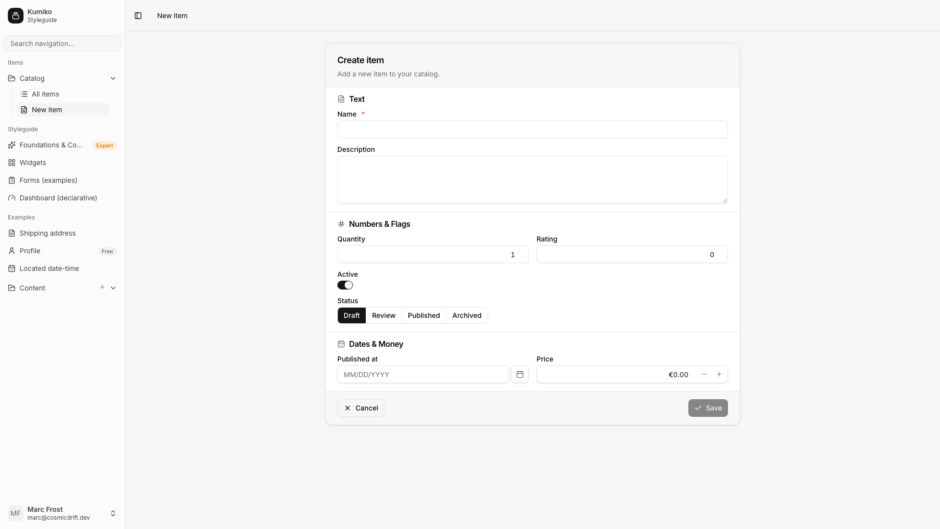 Styleguide — edit