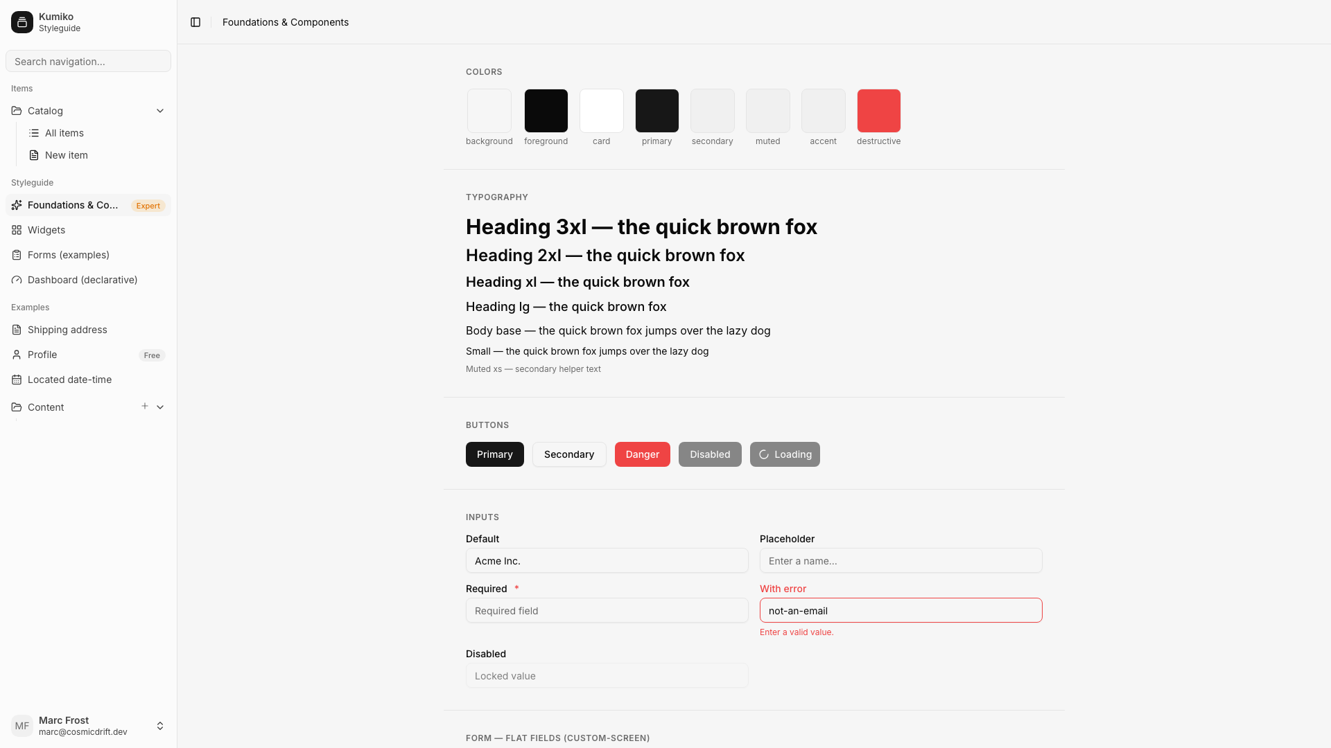 Styleguide — gallery